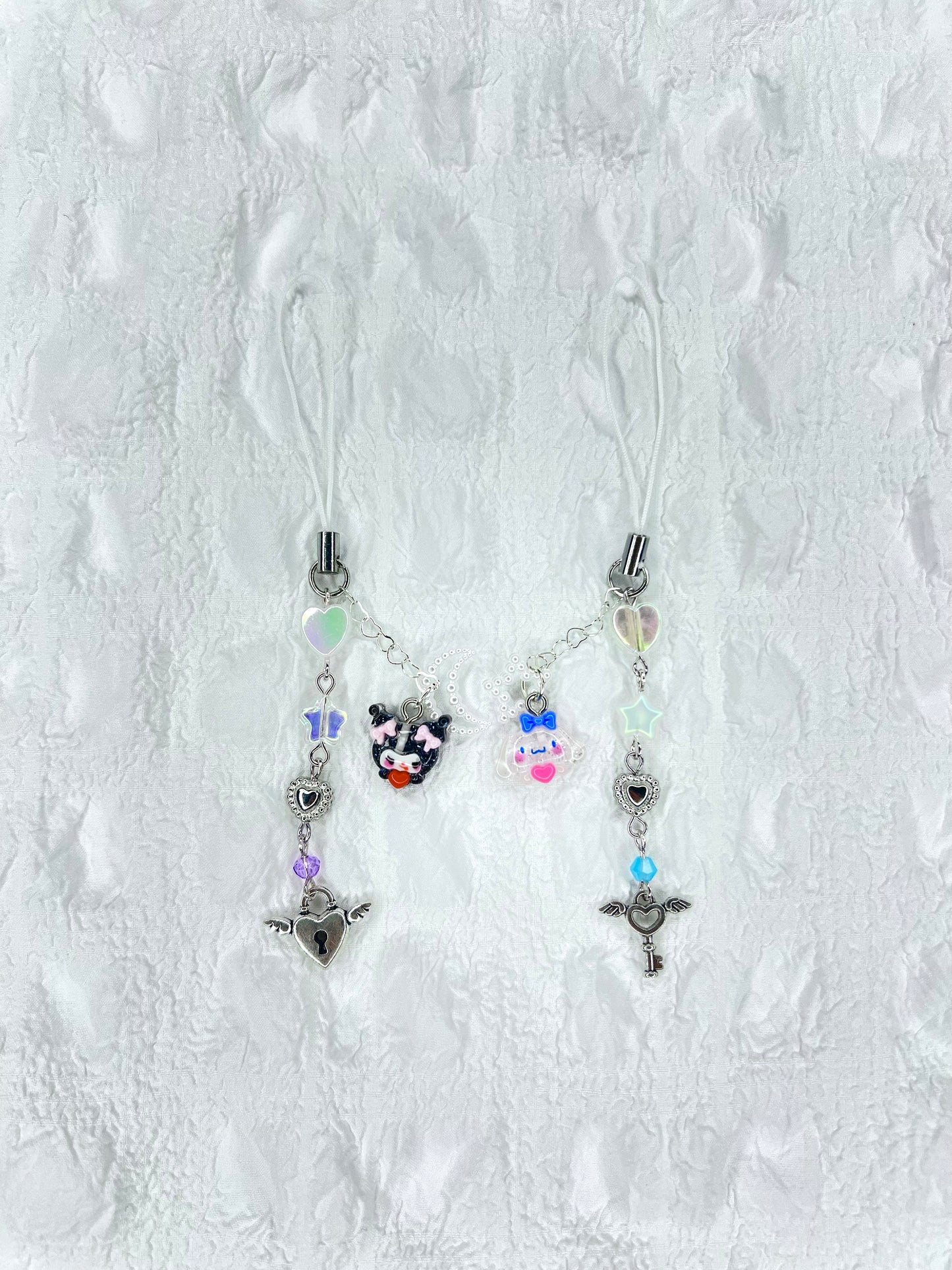 SO - Love on Lock inspired Keychain Set